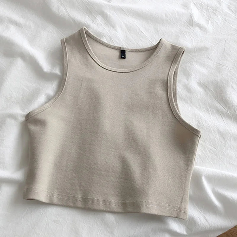 Crop Top Débardeur Court