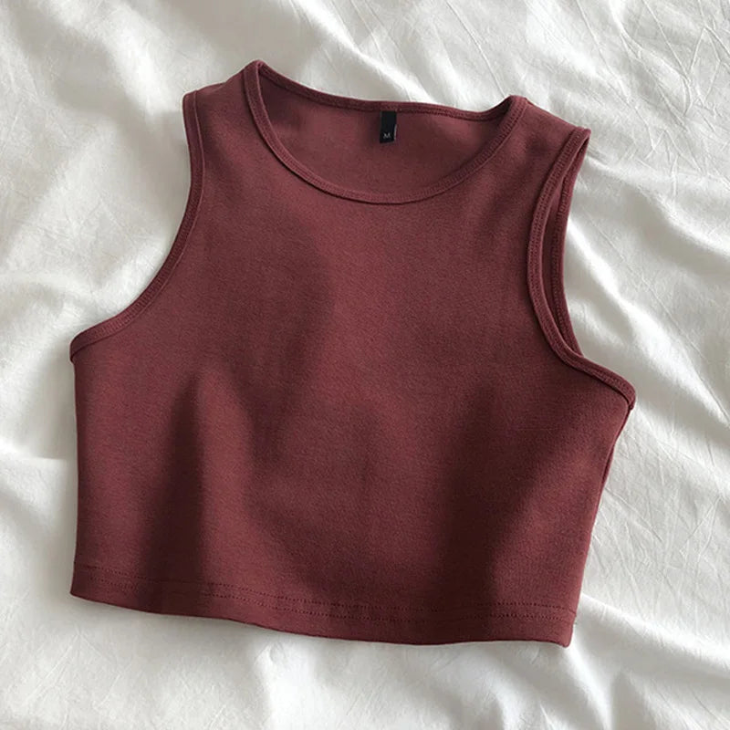 Crop Top Débardeur Court