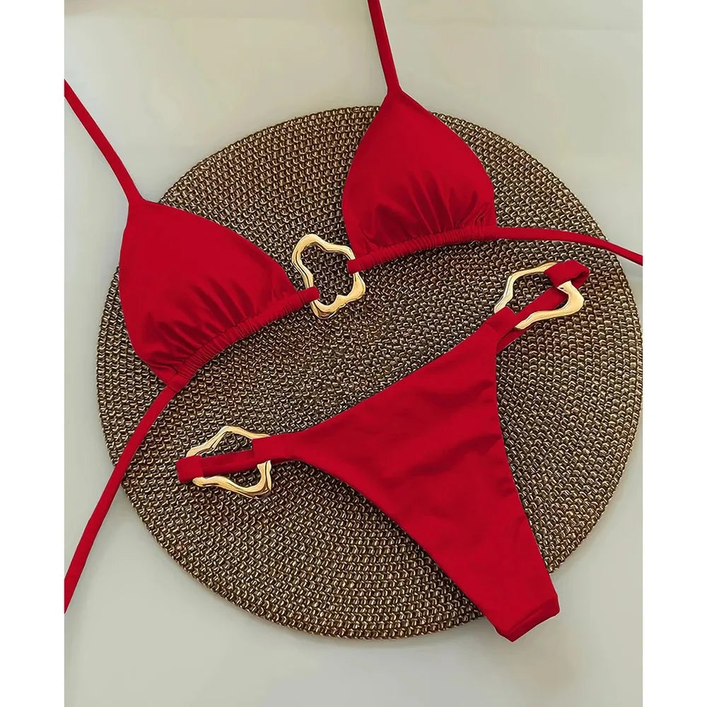 Bikini Deux Pièces à Lacets
