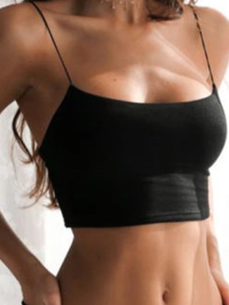 Top Bandeau Sans Manches Court