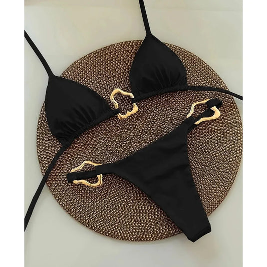 Bikini Deux Pièces à Lacets