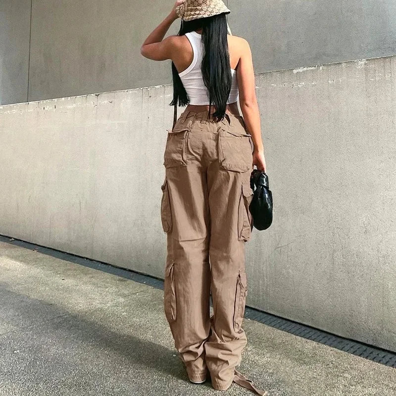 Jean Cargo Taille Haute