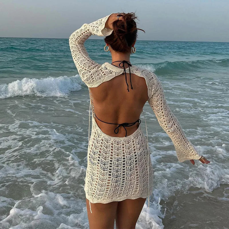 Robe Dos Nu en Crochet