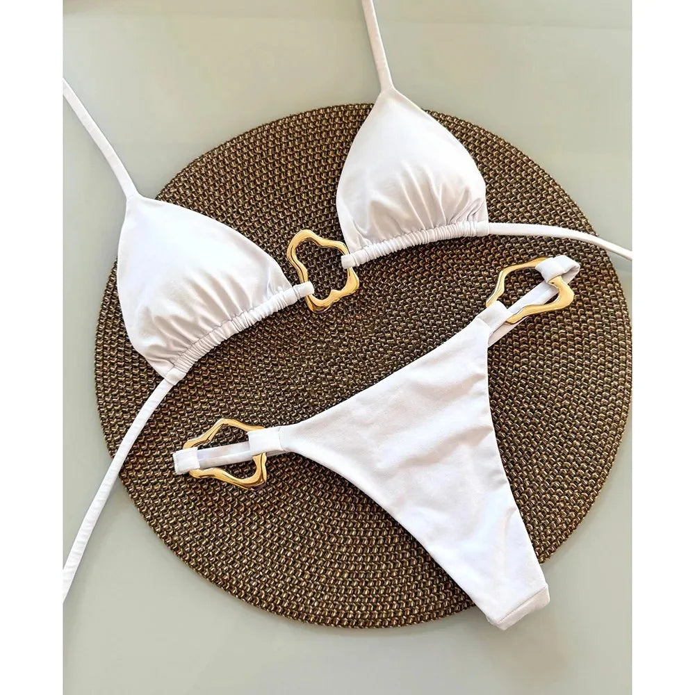 Bikini Deux Pièces à Lacets